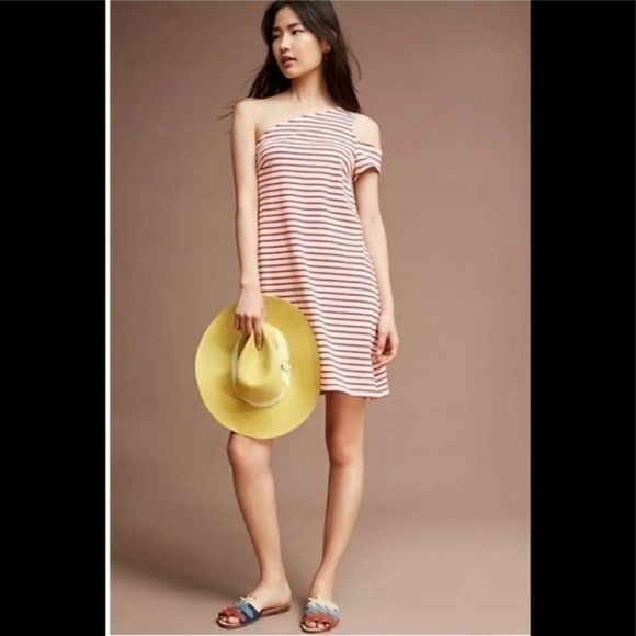 Anthropologie Dresses & Skirts - Anthropologie Maeve Off The Shoulder Stripped Dress. NWT